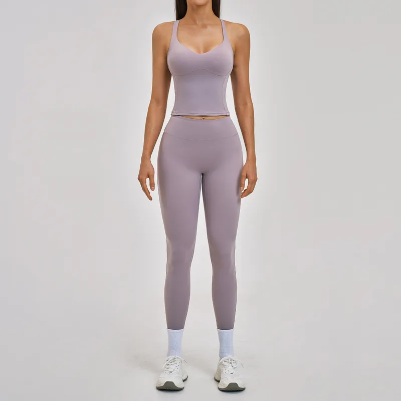 Women's Sports Bra Shorts Set