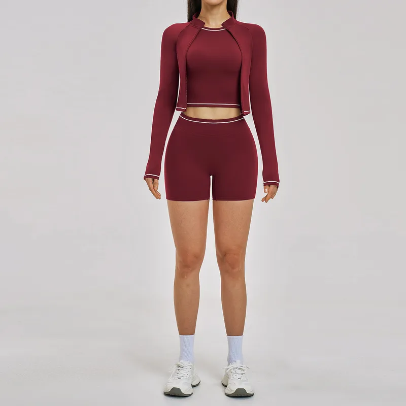 Women's Sports Bra Shorts Set