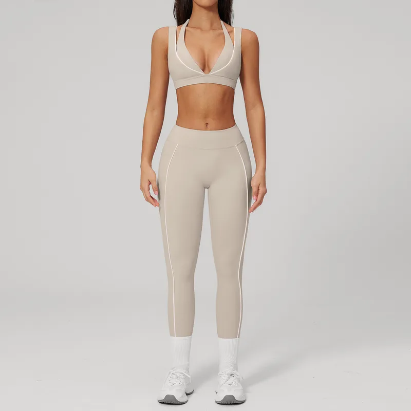 Women's Sports Bra Shorts Set