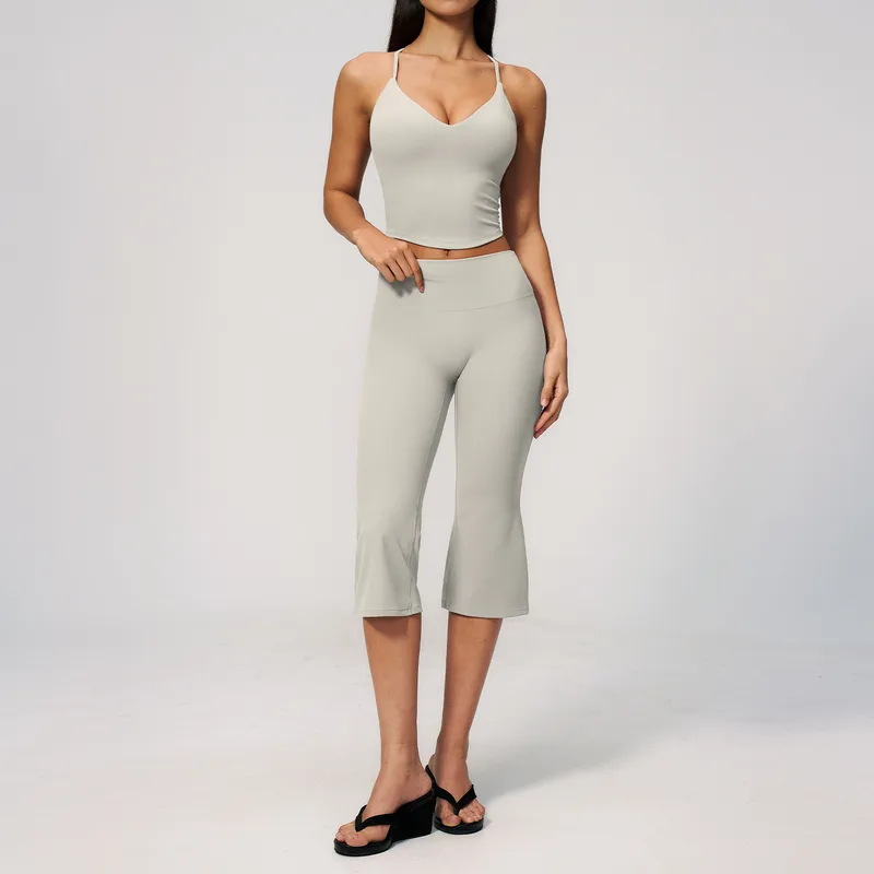 Women's Sports Bra Shorts Set