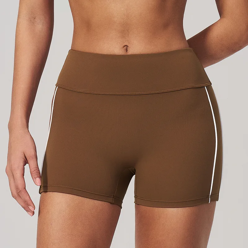 Women's Color Block Summer Yoga Shorts