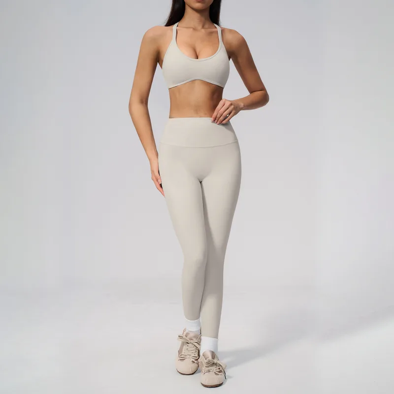 Women's Sports Bra Shorts Set