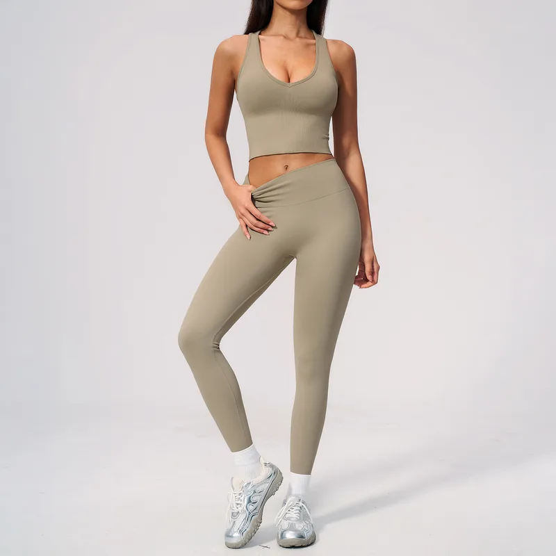 Women's Sports Bra Shorts Set