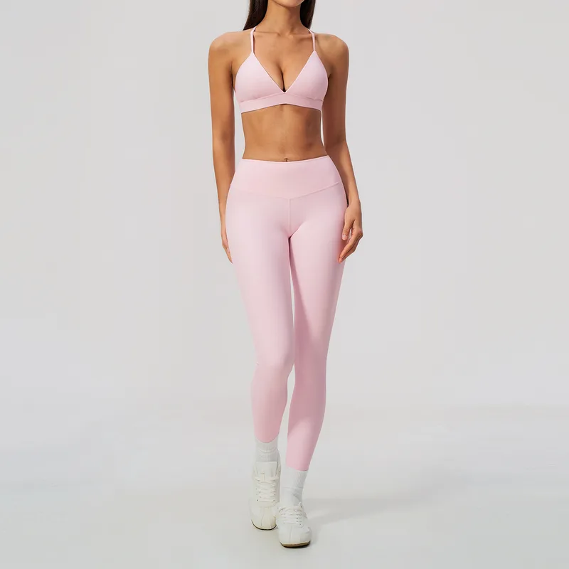 Women's Sports Bra Shorts Set