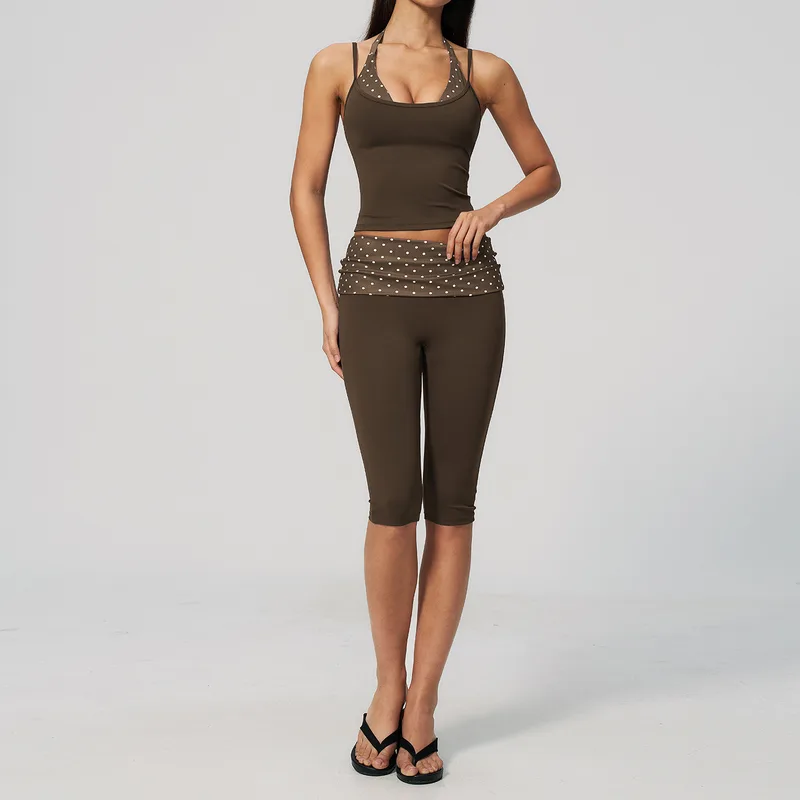 Women's Sports Bra Shorts Set