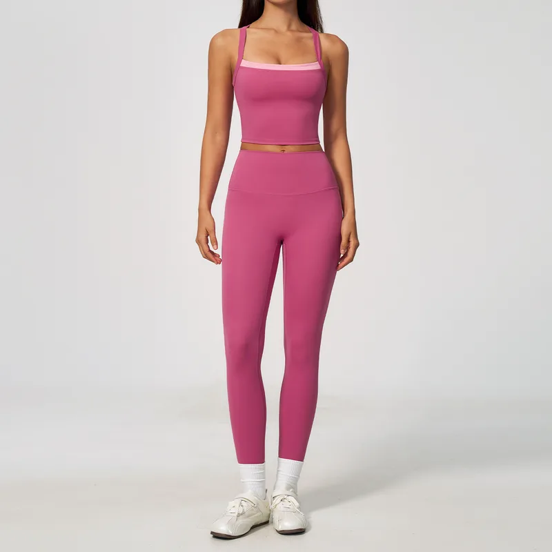 Women's Sports Bra Shorts Set