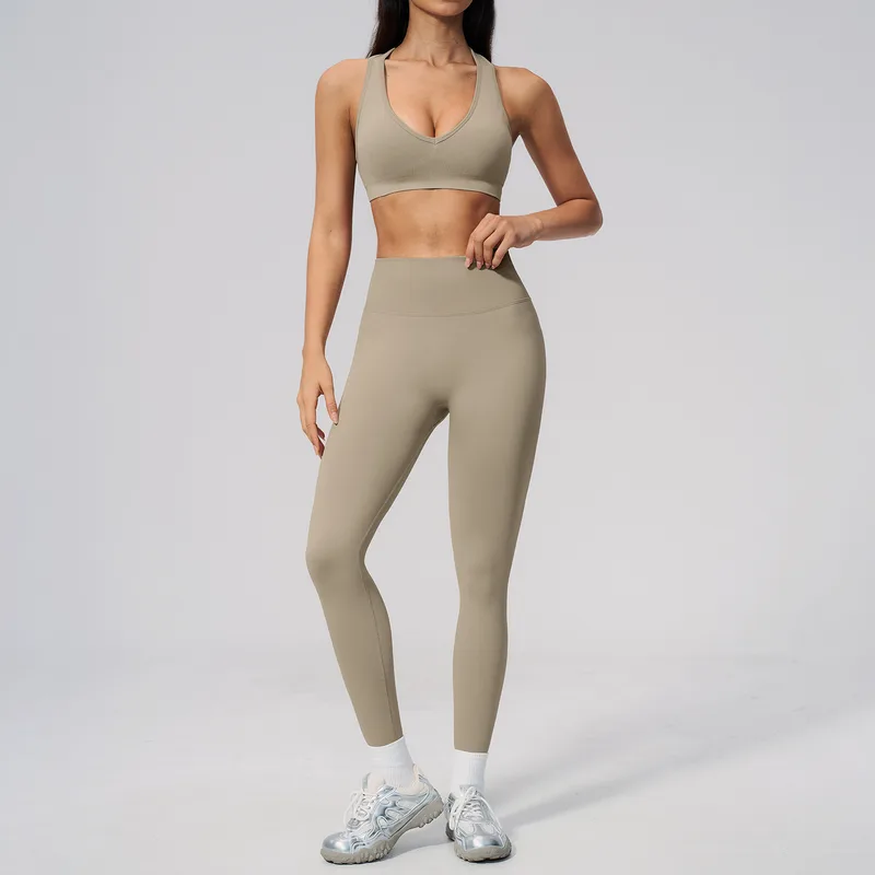 Women's Sports Bra Shorts Set