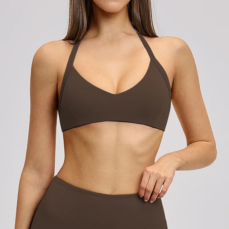 Women's Brushed Backless Yoga Bra