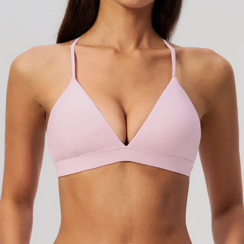 Women's Brushed Cross Back Yoga Bra