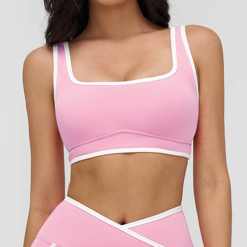Women's Square Neck Yoga Sports Bra