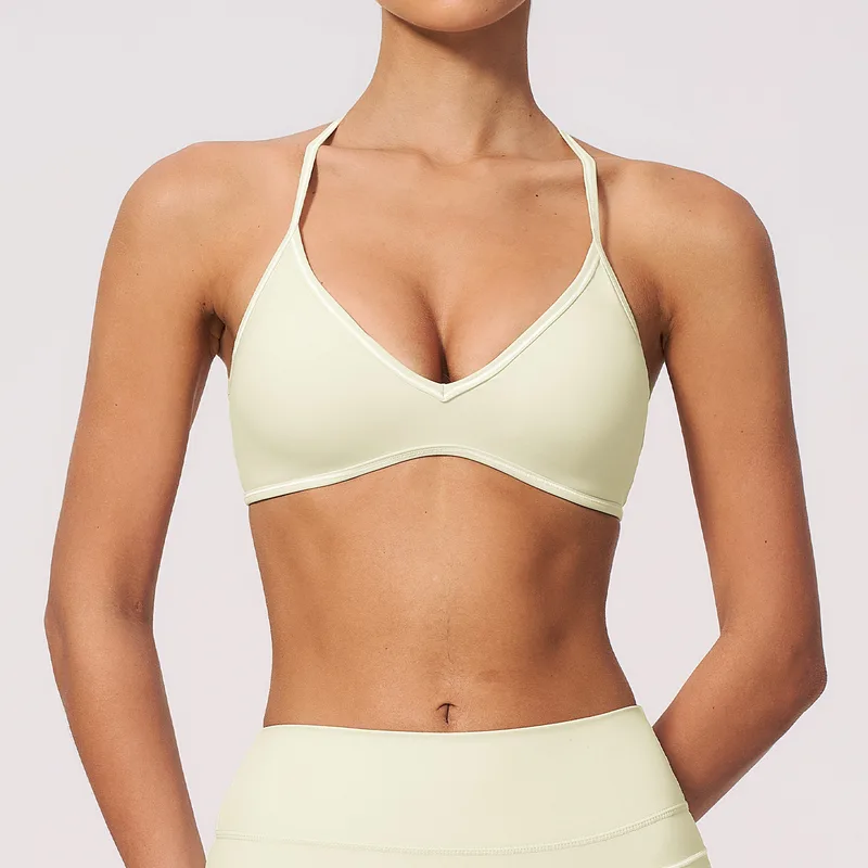 Women's Padded Color Block Sports Bra