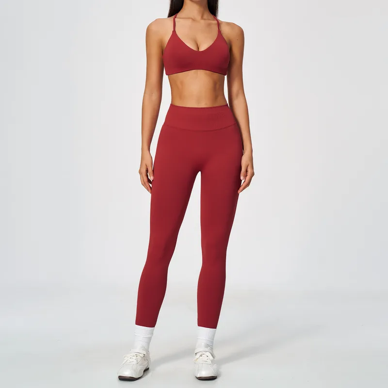 Women's Sports Bra Shorts Set