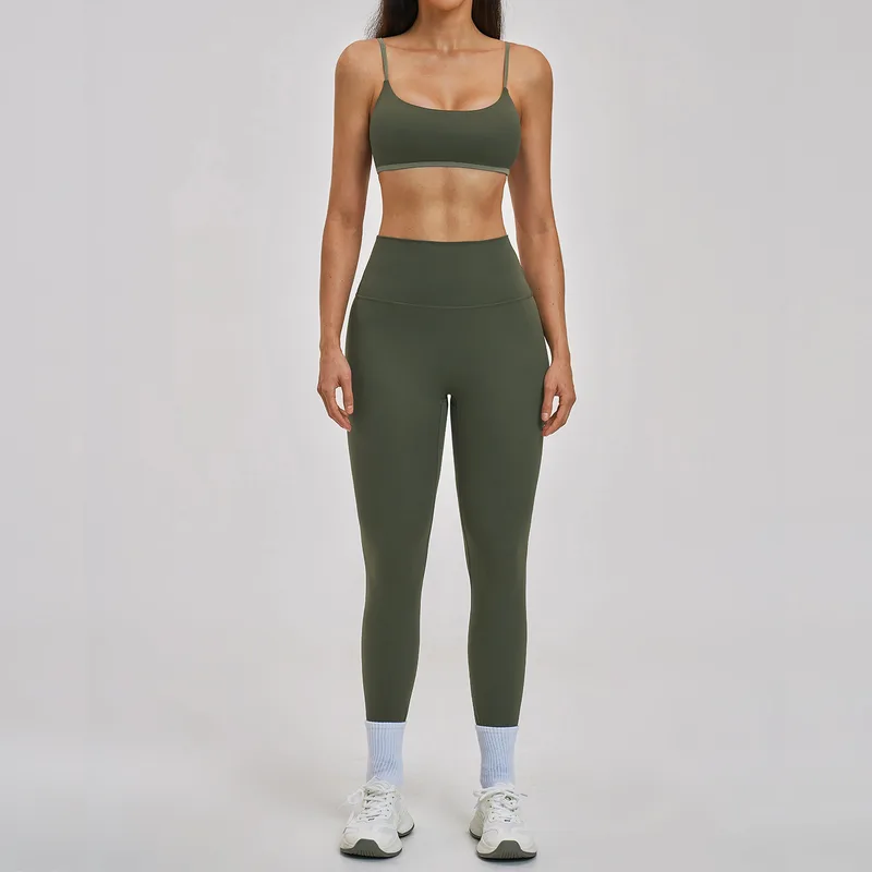 Women's Sports Bra Shorts Set