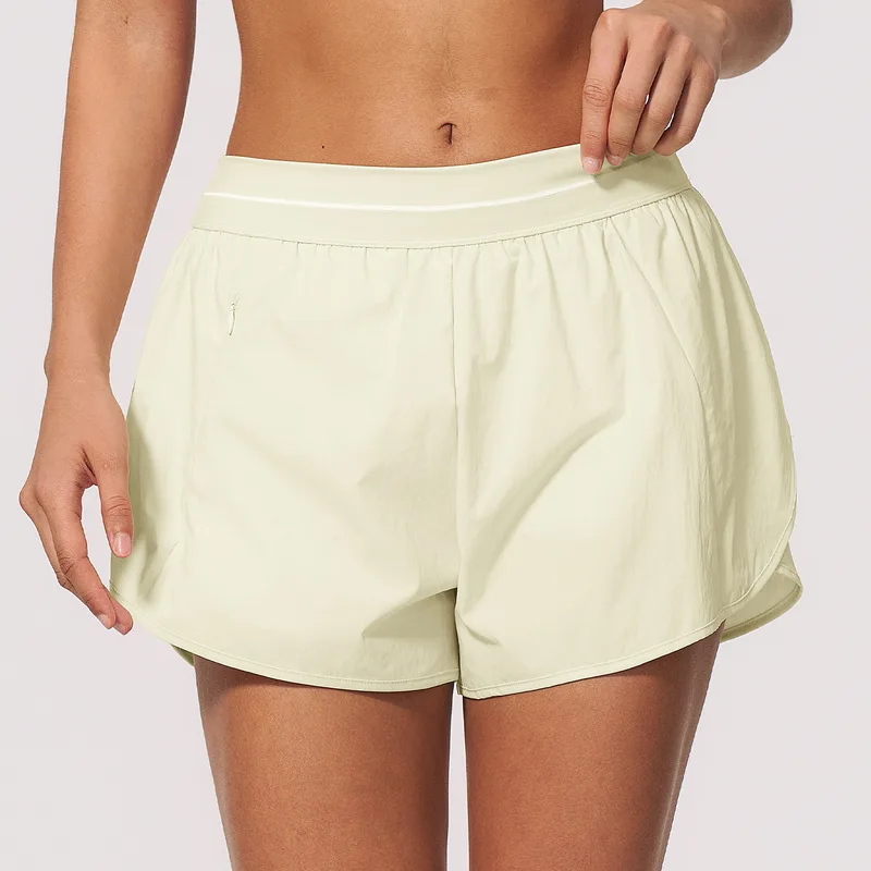 Women's Layered Brushed Yoga Shorts