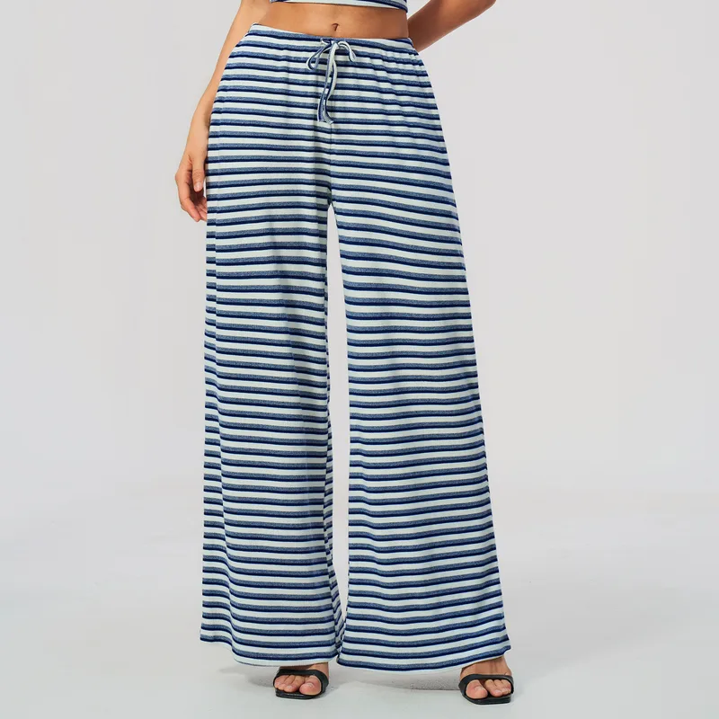 Women's Long Pants Striped Yoga Leggings
