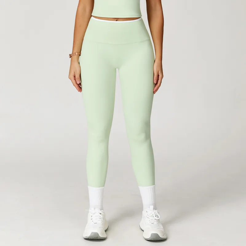 Women's Color Block Fitted Yoga Leggings