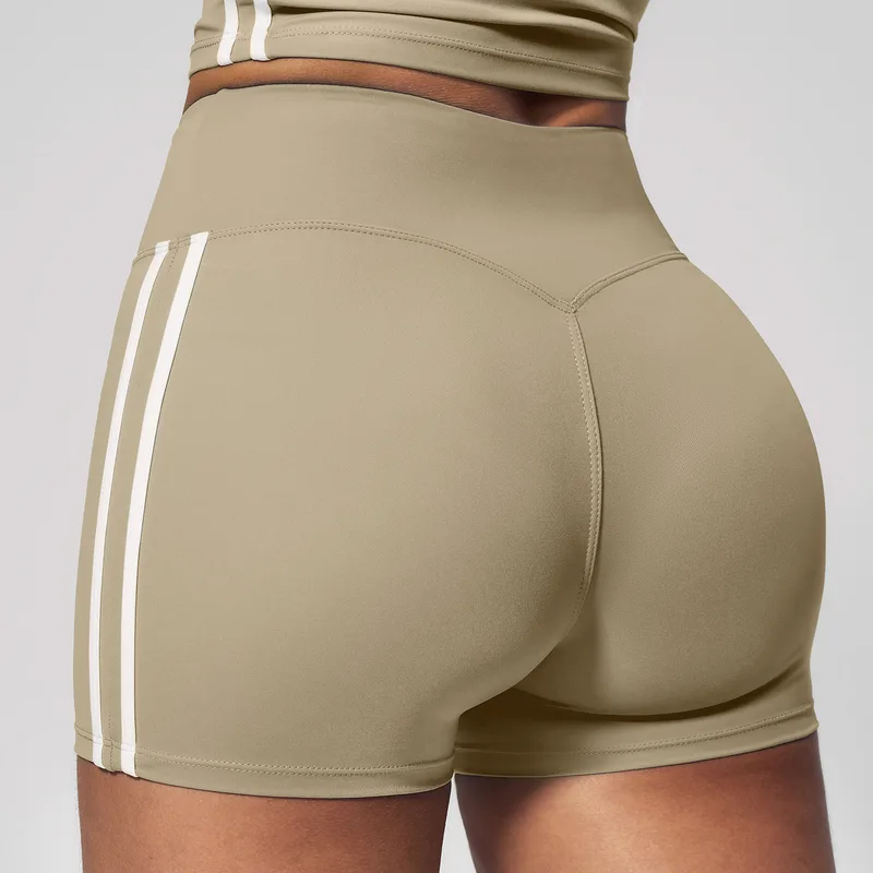 Women's Color Block Yoga Workout Shorts