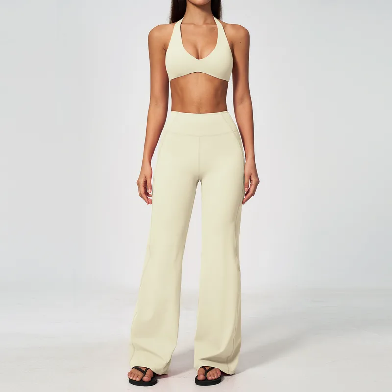 Women's Padded Flared Yoga Set
