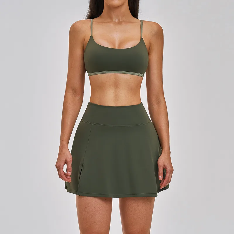 Women's Bare Feel Backless Tennis Dress