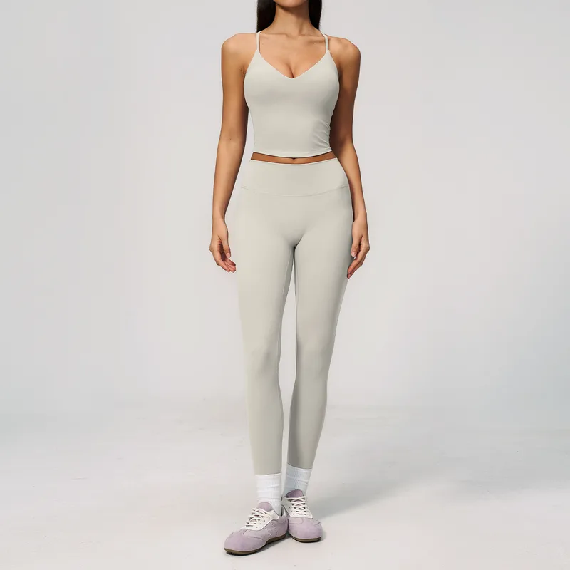 Women's Sports Bra Shorts Set
