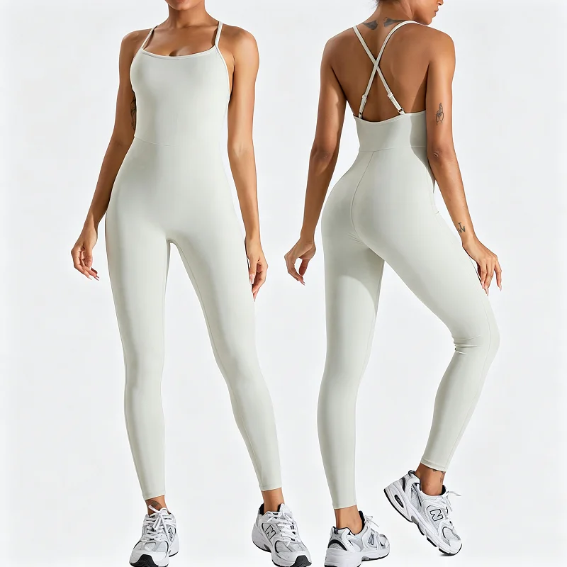 Open-Back Romper Jumpsuit